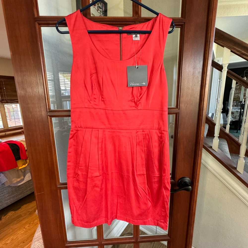 Pippa Salmon Pink Dress - Women's Size 8 - Brand New w/Tags